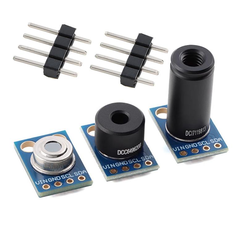 GY-906 MLX90614 MLX90614ESF Non-contact Infrared Temperature Sensor Module IIC Interface IR Sensor Compatible