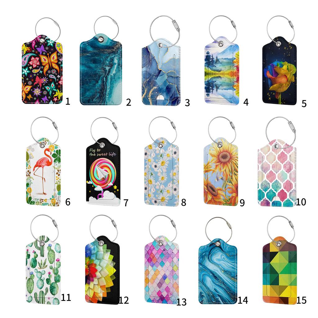 Stylish Luggage Tags TravelSuitcase Labels Honeymoon Wedding Bridal Gift for Women Men