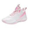 Large Size Youth Basketball Shoes Leather High Top Cement Boots Blue Sneakers Student Sneakers