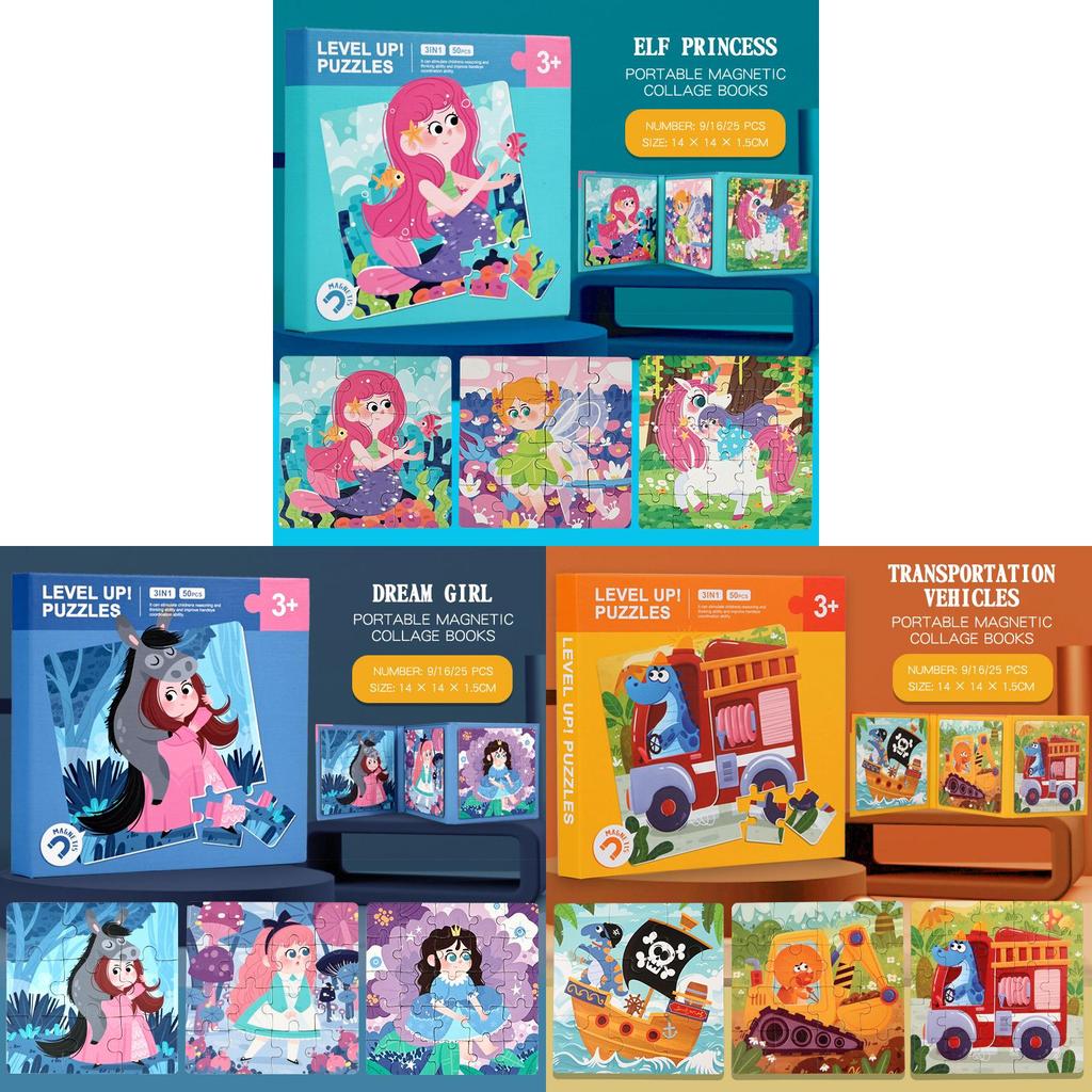 Magnetic Animal Puzzle Board For Preschool Kids Educational Toy