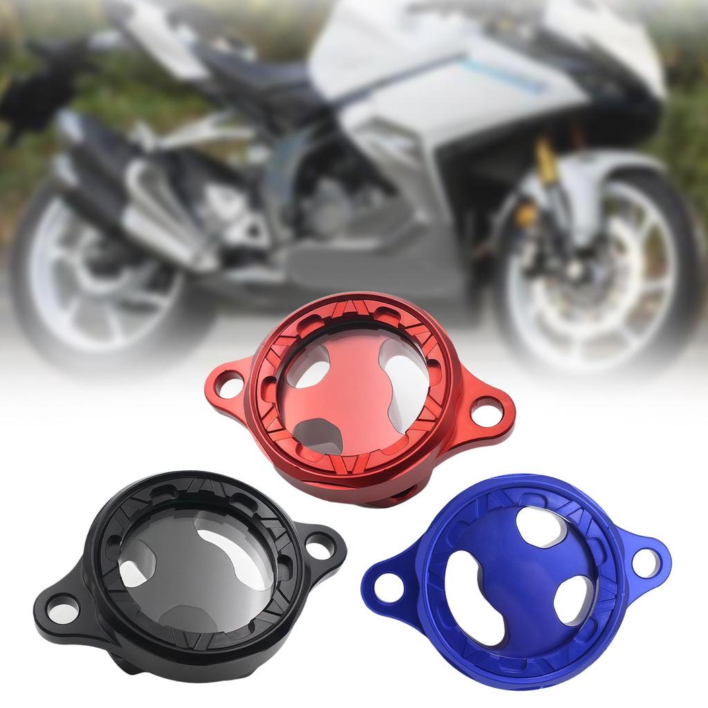 Motorcycle Aluminum Alloy Oil Filter Cover Engine Protection for Honda TRX450ER 2006-2014