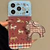 Cute dessert penguin pony rocking music for iphone17pro apple 16 new 15 mobile phone case