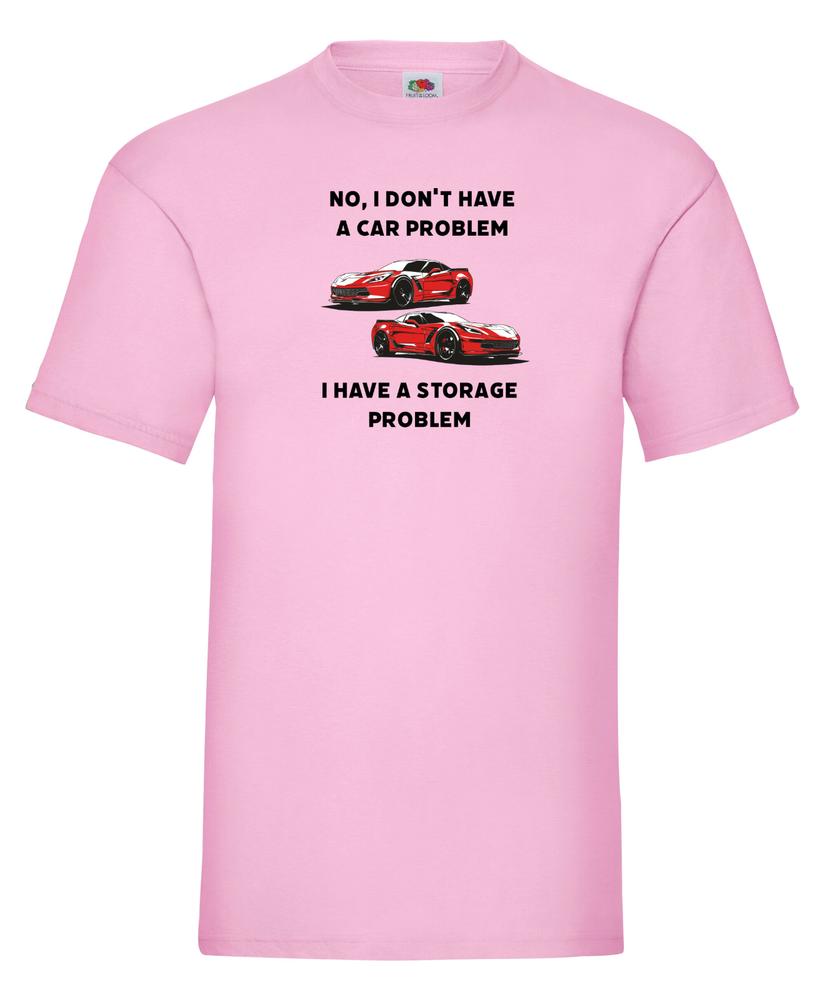 Free Personalisation Car Storage Problem Funny Cotton TShirt Adult Kids