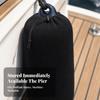 Acrylic Dock Guard Cover with Drawstring Closure Protecting Marine