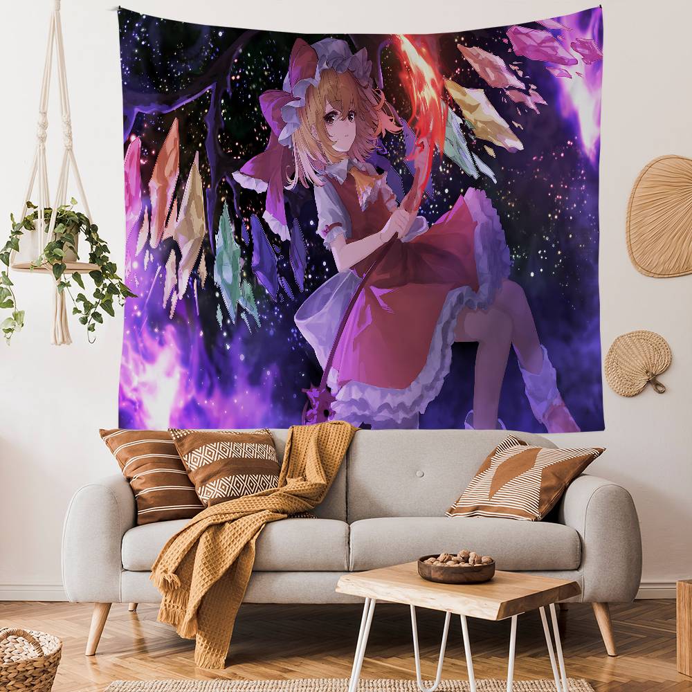 

Classic T-Touhou P-Project Game Printed Large Wall Tapestry Wall Hanging Decoration Household Decor Blanket 50x70cm