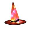 Halloween Gift Glow In Dark Halloween Witch Hat Decoration Prop Cosplay Accessory With LED Light