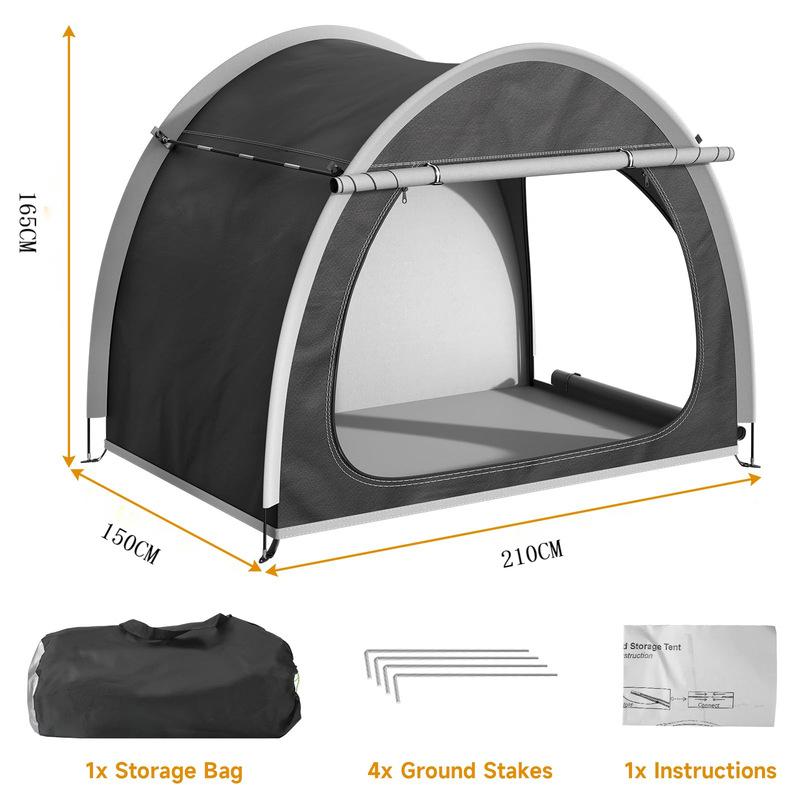 Mountain Bike Outdoor Storage Parking Tent Large Space Foldable Portable Outdoor Road Bike Tents Bicycle Protective Gear