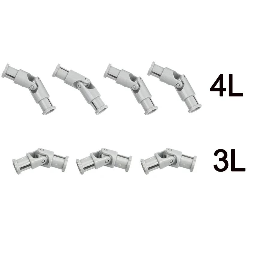 Technical Parts 10Pcs Universal Joint Connector Construction Bricks 3L 61903 4L 9244 Cardan Joint Blocks DlY Learning Leduo Playthings