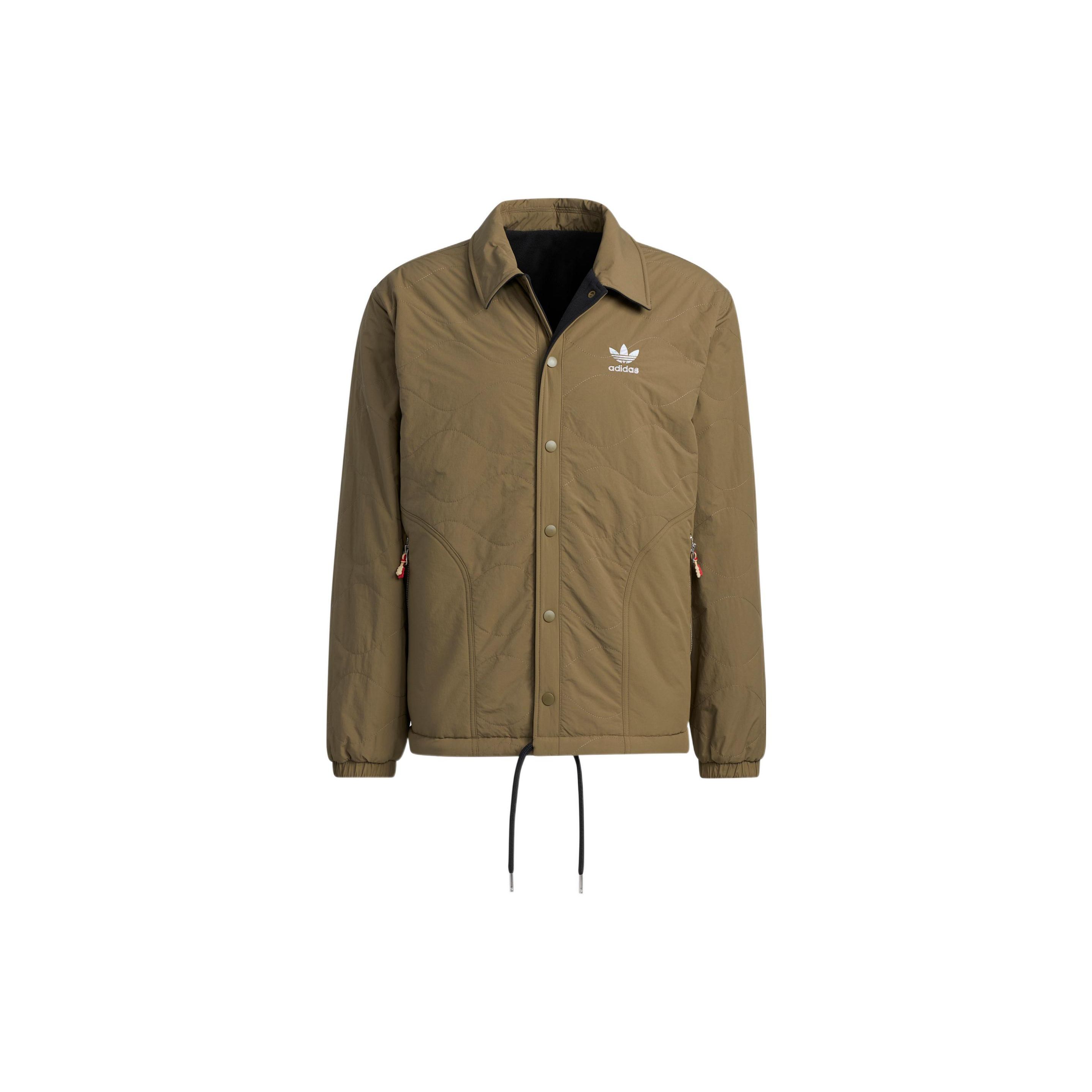 

Adidas Sports Хлопковая куртка Мужские топы Темно-зеленый HY7292 XXL