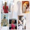 Straight Synthetic Clip In Drawstring Ponytail Hairpieces for Women Hair Extension