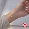 925 Silver Summer Petal Pendant Bracelet Anklet For Women Daily Beach Fashion Jewelry