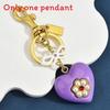 Heart Bow Keychain Metal Bag Charm For Womens Style Accessories