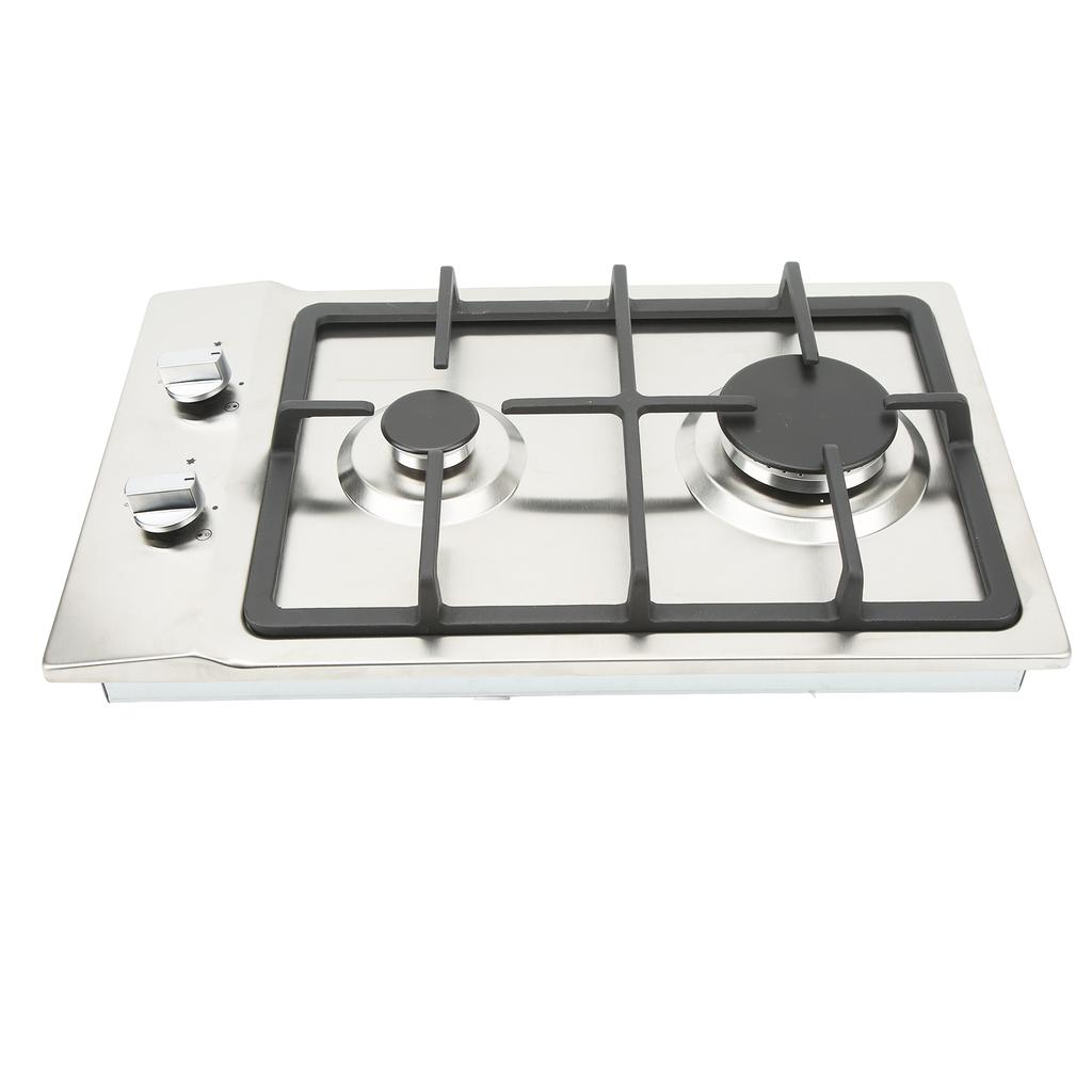 2 Burners Gas Stove Gas Cooktop 2.5KW 2.3KW LPG NG Dual Fuel Built In Gas Hob Thermocouple Protectio