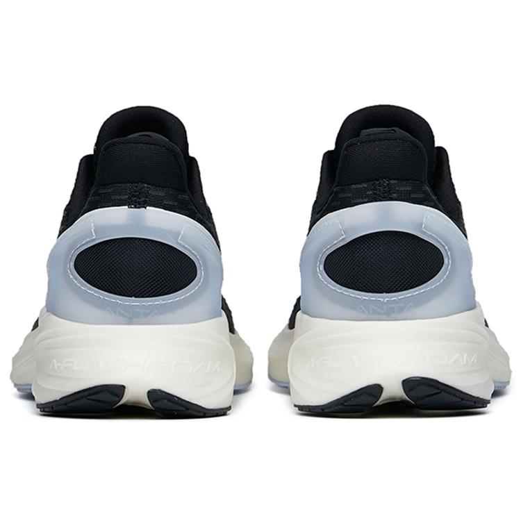 New Anta Running Collection Anti Slip Wear Resistant Low Top Running Shoes Women's Black Purple 122225585-8