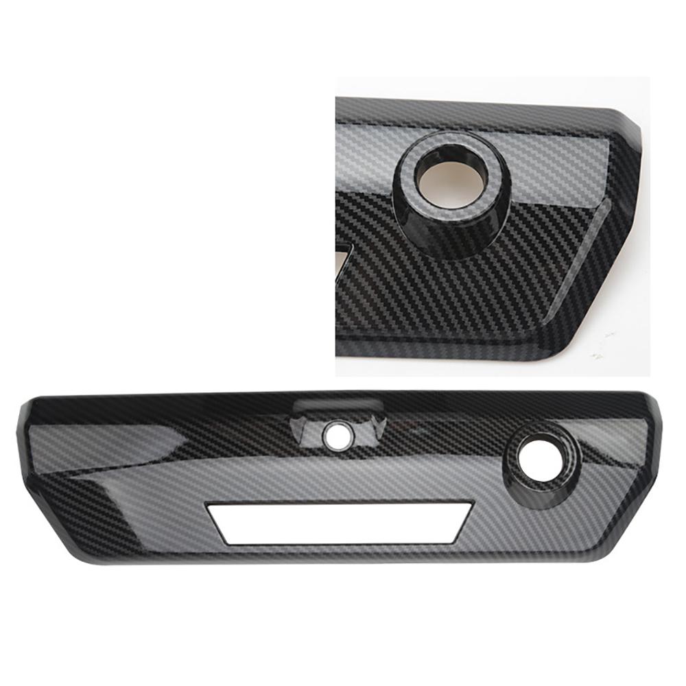Carbon Fiber Style Tailgate Door Handle Cover Trim For Ford F150 2021 Accessorie