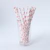 Eco-Friendly Biodegradable Cat Paw Print Party Paper Straws