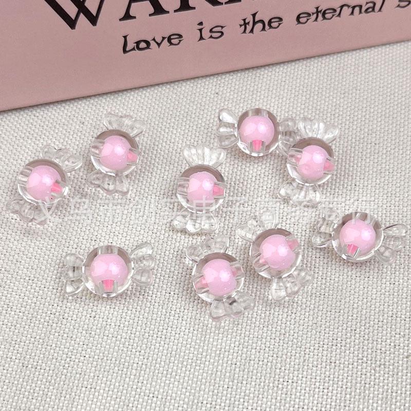 10mm Transparent Colored Candy Acrylic Beads for DIY Jewelry Making