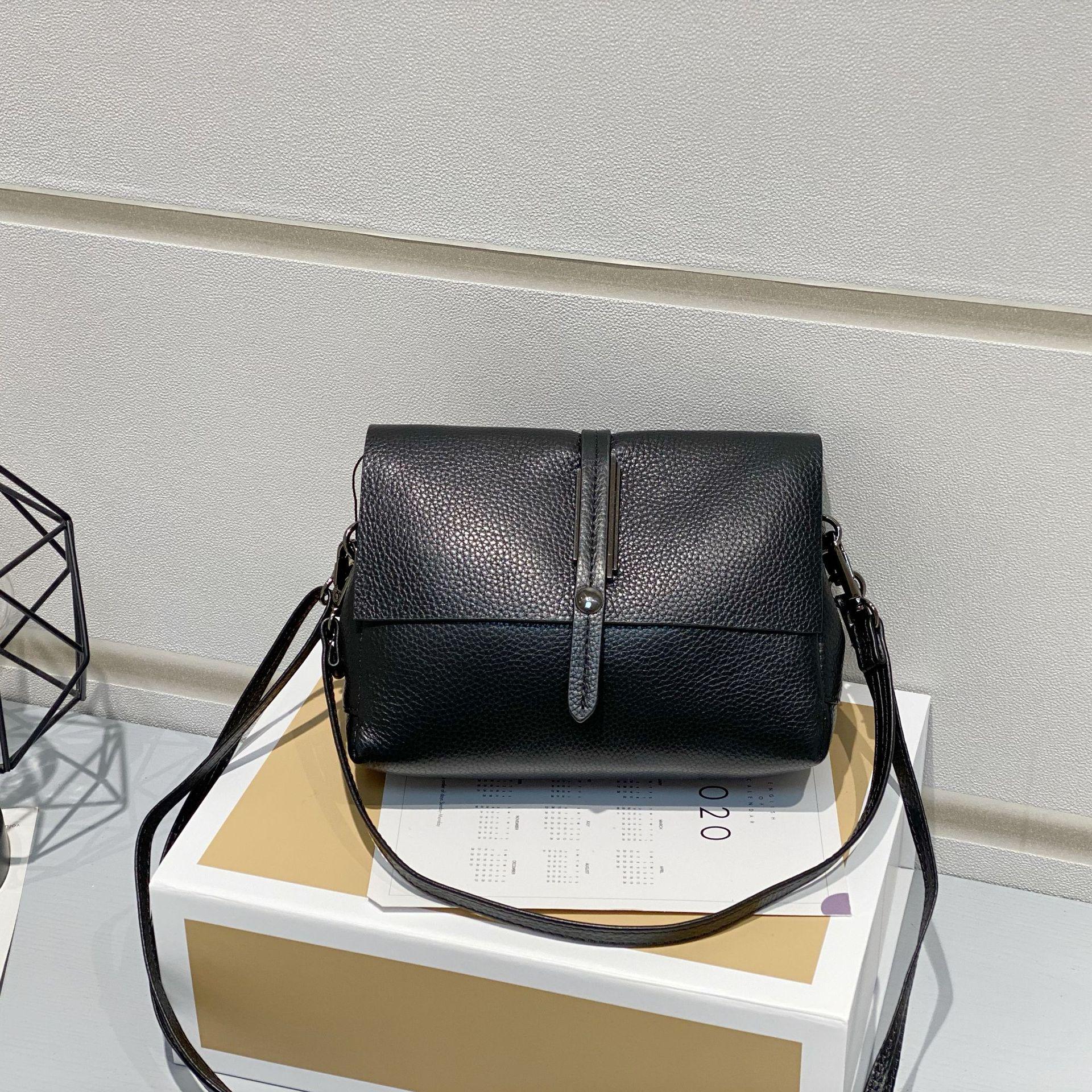 

2025 Women s Genuine Leather Versatile Flap Shoulder & Crossbody Bag