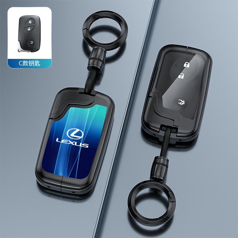 SKIA7 Interior Stickers Car Remote Key Case Cover Holder Shell Key Bag For Lexus CT200h ES 300h IS250 GX400 RX270 RX450h RX350 LX570 K