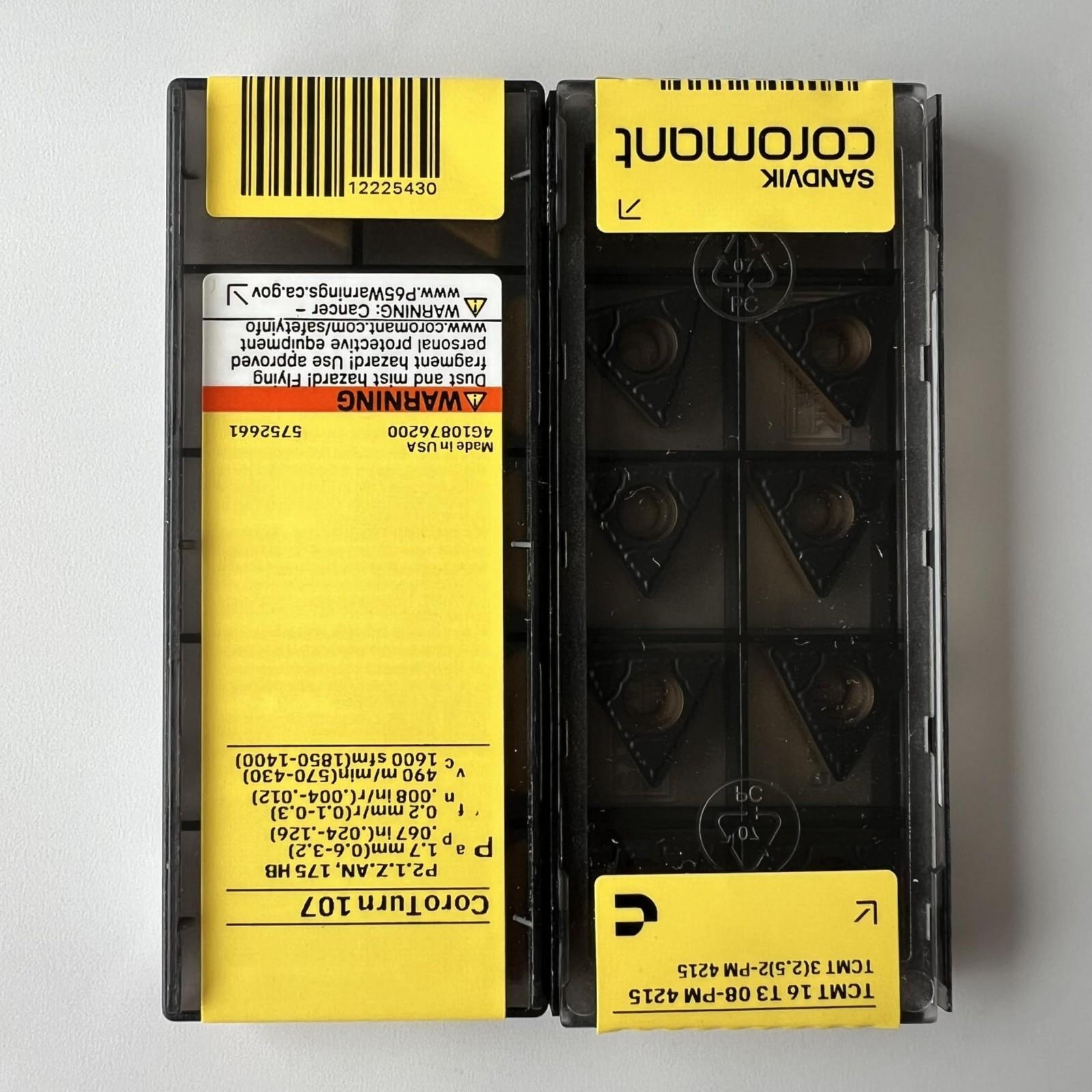 

SANDVIK / TCMT16T308-PM 4215 / Original Swedish hard alloy blade 10 Pcs