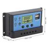12V 24V Solar Charge Discharge Controller PWM LCD Display Dual USB Output Regulator for Home Industrial Car20A