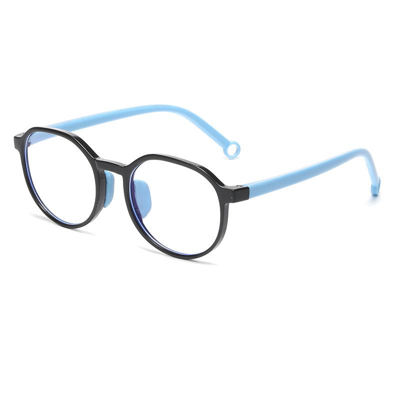 7340 Round Frame Children'S Literary Glasses Frame 2025 New Boys And Girls Pc Frame Anti-Blue Flat Glasses