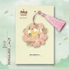 Charming Chinese Style Metal Art Bookmark: Floral, Fauna & Fresh Designs for Teacher's Day