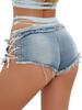 2025 Low-Waist Sexy Slimming European & American Women's Denim Shorts - Summer Nightclub Style