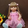 Realistic 55cm Full Enamel Baby Girl Doll Toy