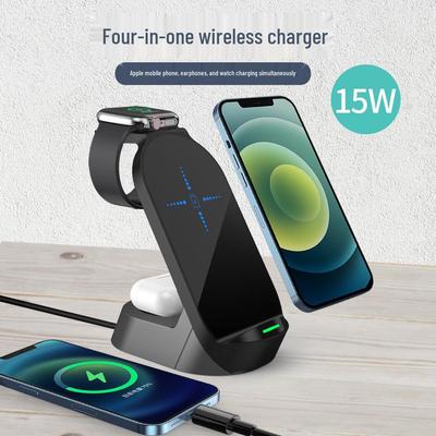 H30 4-in-1 Wireless Charger for Apple Devices: Phone, Watch & Earbuds Stand
