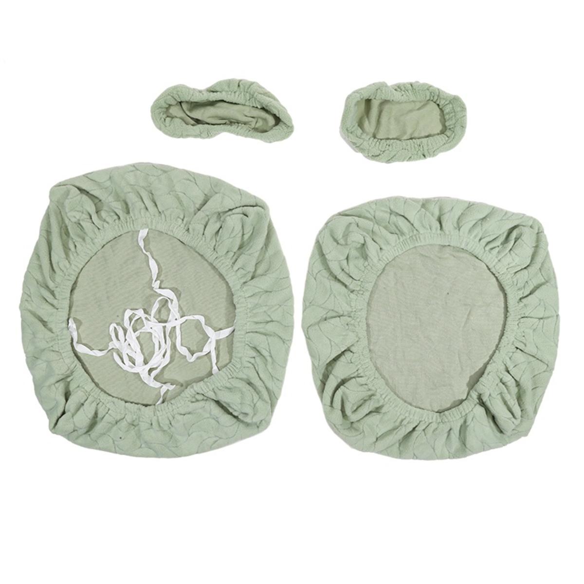 

4 шт. Утолщенные Эластичные Чехлы для Компьютерного Офисного Стула Пыленепроницаемые Устойчивые к Царапинам от Домашних Животных Выдвижные Чехлы для Офисного Стула one size зелёный