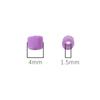 300pcs 4mm Acrylic Short Tube Beads Solid Color Seed Beads Accessories For DIY Jewelry Making