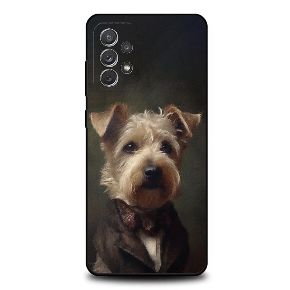Yorkshire Terrier Dog Phone Case For Samsung S25,S24,S21,S22,S23,S30,Ultra,S20,Plus,Fe,Lite,Note,10,9,5G Black Cover