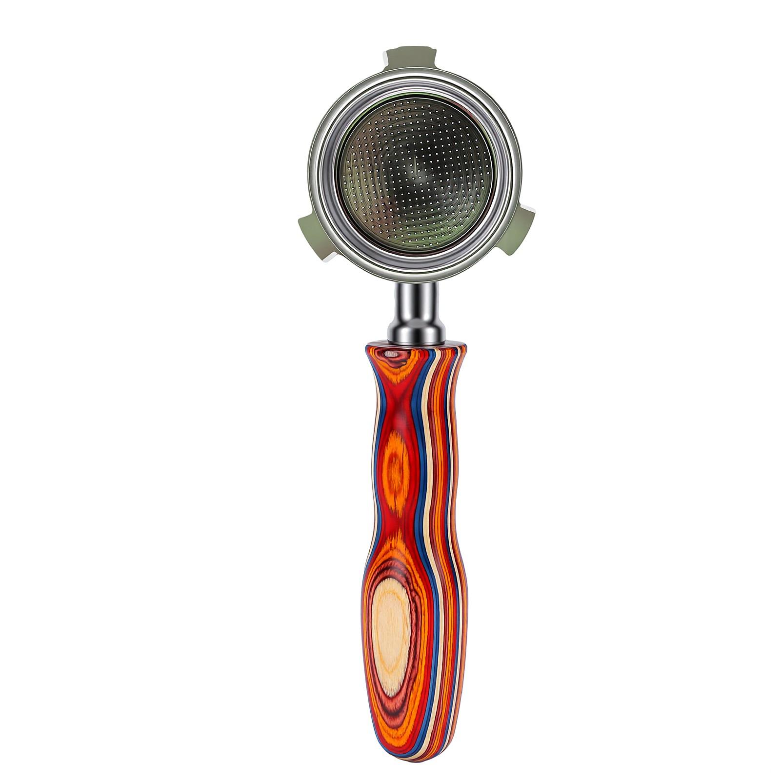 Porte-filtre sans fond 51 mm, 3 oreilles en acier inoxydable