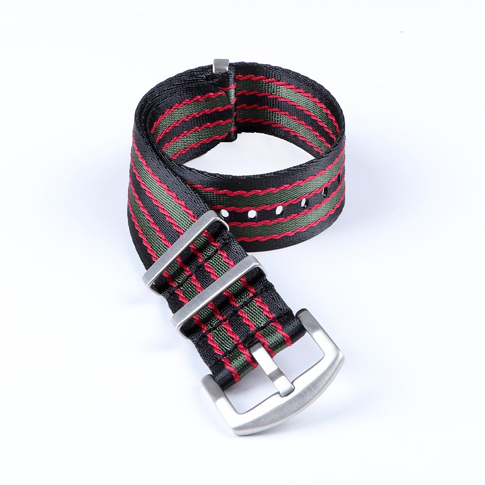 Nailono drobės laikrodžio dirželis 20mm 22mm for Omega 007 Karinis Sportinis Apyrankė Didelio Tankio Austa Juosta Vyrams Moterims Apyrankė for Seiko 5