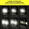 Torcia LED Solare da 1200mAh - Luce Ricaricabile per Campeggio/Lavoro con 6 Modalità, Impermeabile IPX7 per Emergenze Outdoor Escursioni