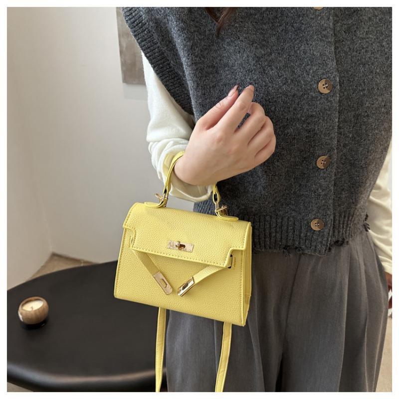 Popular Solid Color Women's Bags Hundred Crossbody Bags Premium Sense Handbags Female