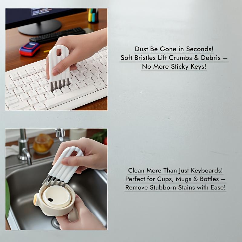 1PC Computer Keyboard Cleaning Brush, Office and Household Dust Removal Tools, Electronic Accessories, Travel Essentials