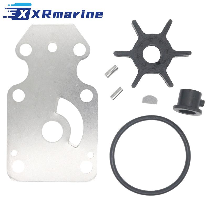

For Yamaha F9.9 F15 Outboard Motor Water Pump Impeller Replacement Part 63V-44352-00 Sierra 18-3479 чёрный