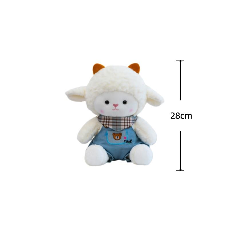 Sheep Plush Toys 23283848Cm Dressing Sheep Stuffed Doll Kawaii Home Decor Toys Accompany Adorably Sleep Toy Birthday Gifts