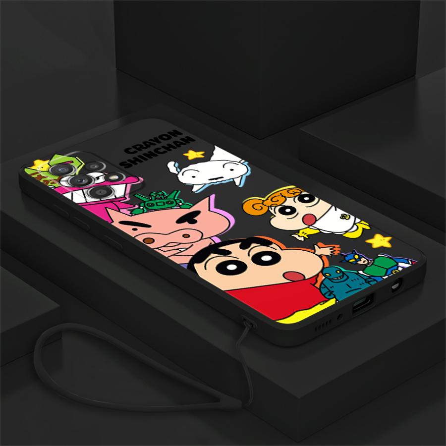 Cartoon Fashion Shin-chan Phone Cover Case for Samsung Galaxy A53 A50 A56 A04 A02s A71 A73 A03 A30s A06 A05 A20s