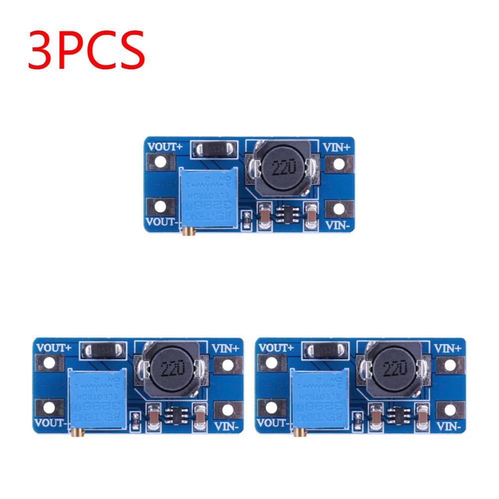 10PCS MT3608 DC-DC Step Up Converter Module Adjustable Booster Power Supply Module Voltage Regulator 2A Max 2V-24V To 5/9/12/28V