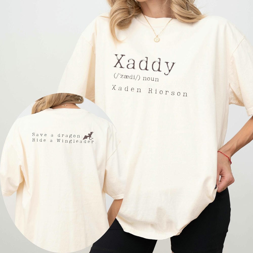 

Retro Xaden Riorson Xaden Fourth Wing Shirt Rebecca Yarros Apparel Unisex Tee Cotton Shirt Fantasy Apparel Y2K Top Streetwear S
