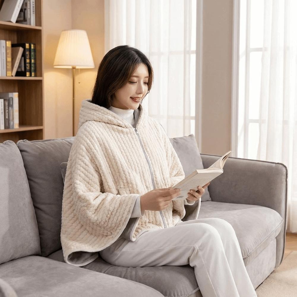 USB Powered USB Heating Shawl Washable Heating Blanket Versatile Thermal Blankets  Camping