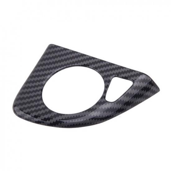 Carbon Fiber Color Steering Wheel Button Cover Trim Fit For Honda CRV 2012-2016