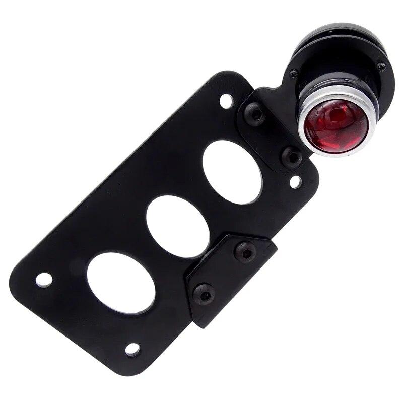 Univerzální motocykly Side Mount koncové světlo s brzdovým světlem na držák SPZ pro Harley pro Honda pro Yamaha pro Suzuki