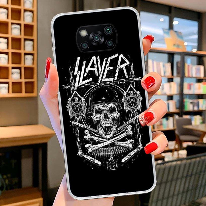 

Чехол для телефона Slayer Heavy Metal Rock Band Cover для Xiaomi Poco F7 Ultra X7 X6 X5 Pro M7 Redmi 15C 15 13C 13 12C 12 10C 10 9A 9C 9 Xiaomi Poco X7