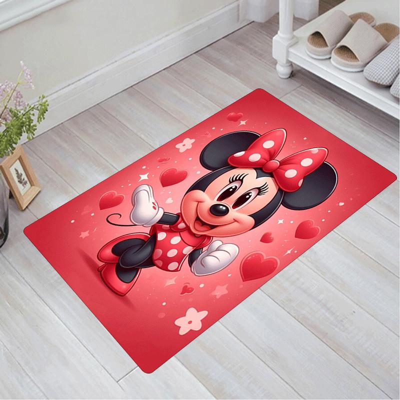 

1pc Minnie Printed Carpet: Rectangle Rug for Living Room, Bedroom, Office, Home Decor, Kitchen, Non-slip, Game Area Rug 60cm by 90cm