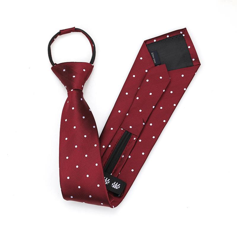 Black Zipper-Free Lazy Blue Men And Women Business Dress Interview To Work Groom Wedding Korean Version Narrow Tie