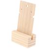 Natural Wooden Earring Holder Stand Jewelry Organizer Display Storage Rack S